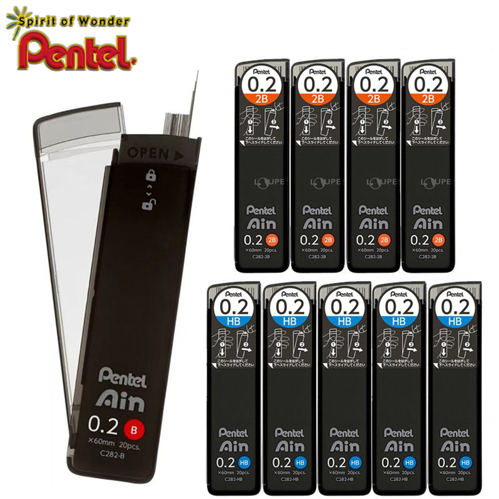 Pentel Pen Energel - 3 kutu japonya Pentel Leads C282