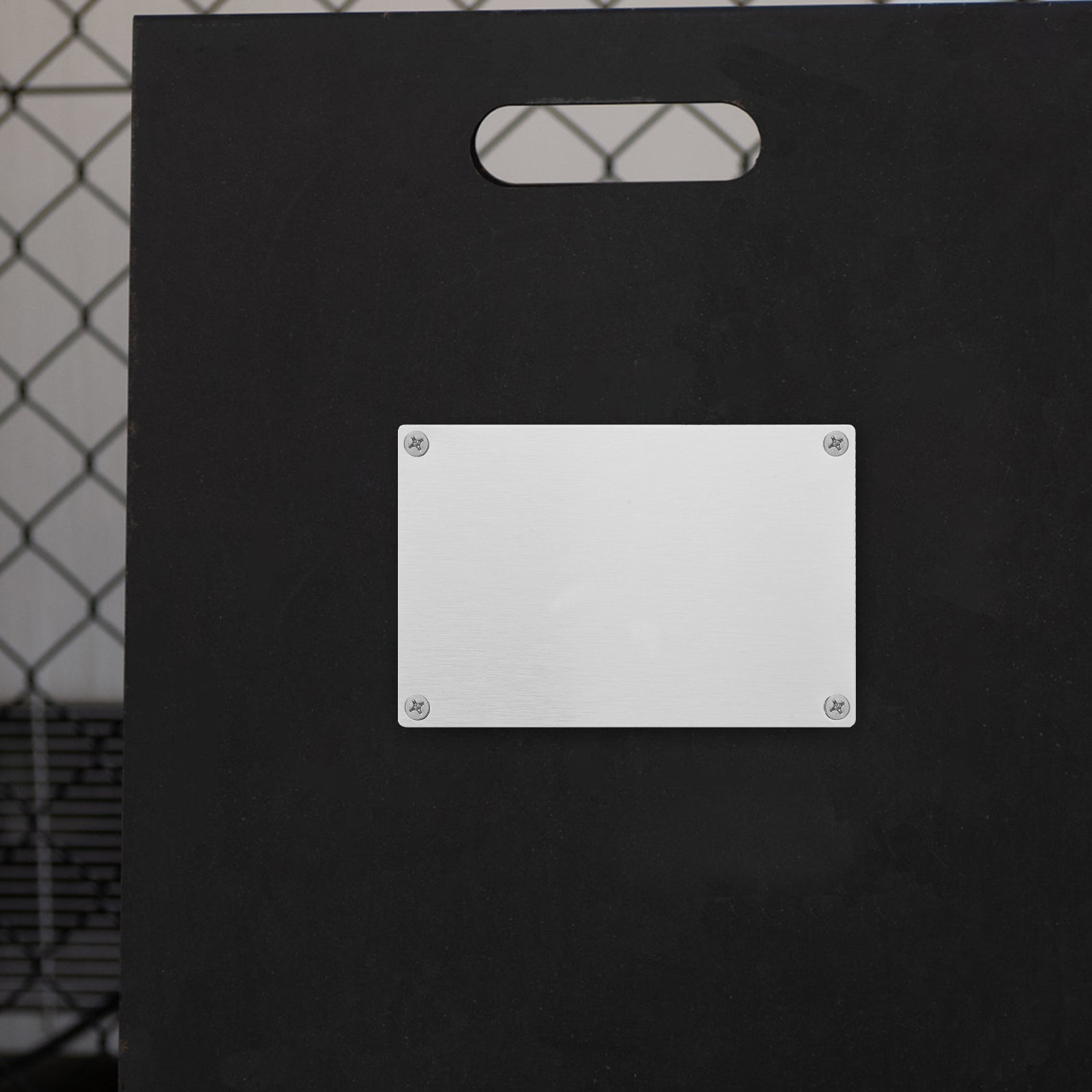 5 adet boş paslanmaz çelik tab - Yard Sign Blank incelemesi ve fiyatı