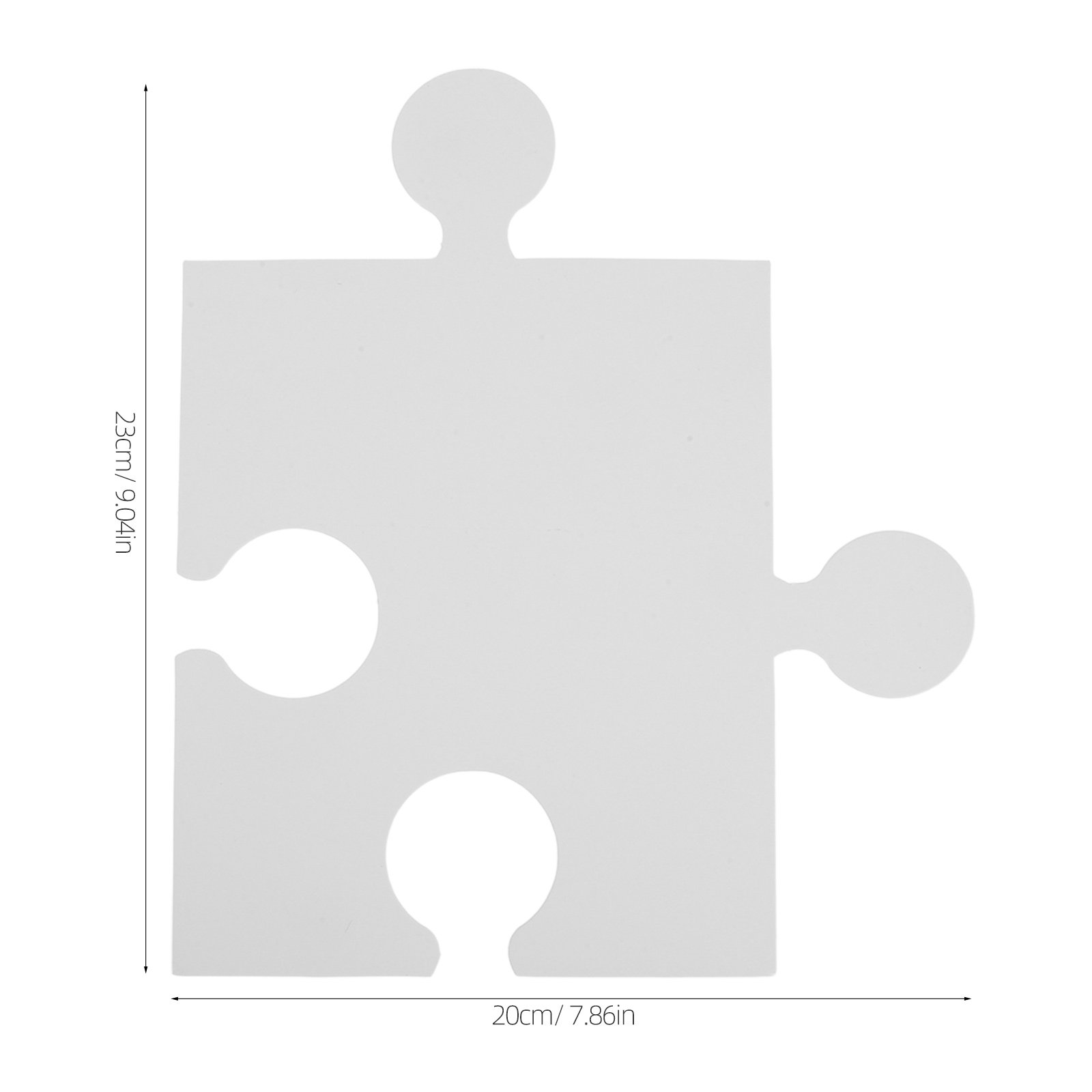 60 Adet Büyük Beyaz Kağıt Yapb - Puzzle Blank White incelemesi ve fiyatı