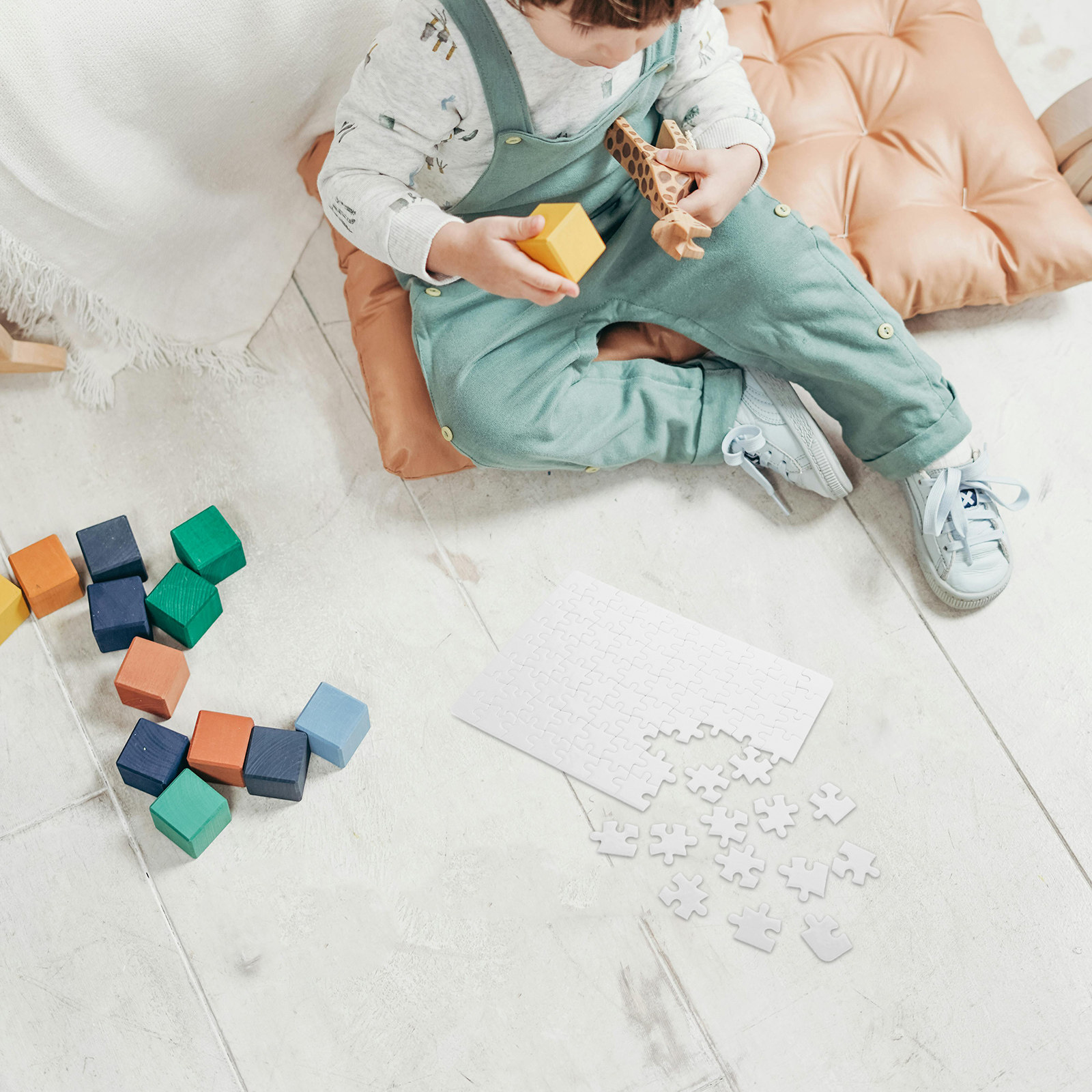 4 Adet Boş Yapboz Parçası Beya - Puzzle Blank White incelemesi ve fiyatı