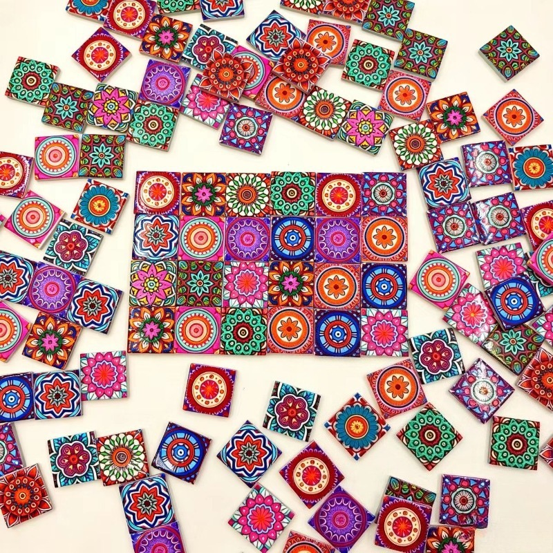 Mandala Baskılı Seramik Mozaik - Ceramic Tile Blank incelemesi ve fiyatı