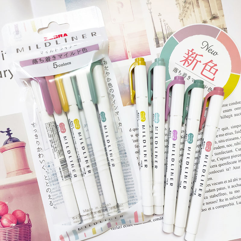 YENI zebra mildliner vurgulayı - Zebra Pen Sarasa incelemesi ve fiyatı