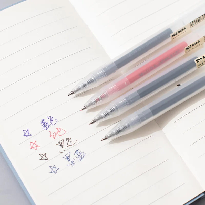 1/3 adet/takım Kawaii MUJIs Je - Muji Stationery Gel Pen incelemesi ve fiyatı