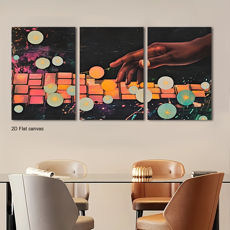 Çerçevesiz 3 Parçalı Parlayan  - Canvas Wrap Ready incelemesi ve fiyatı
