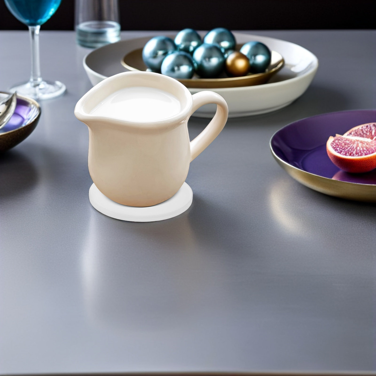 12 adet boş beyaz yuvarlak ser - Ceramic Tile Blank incelemesi ve fiyatı