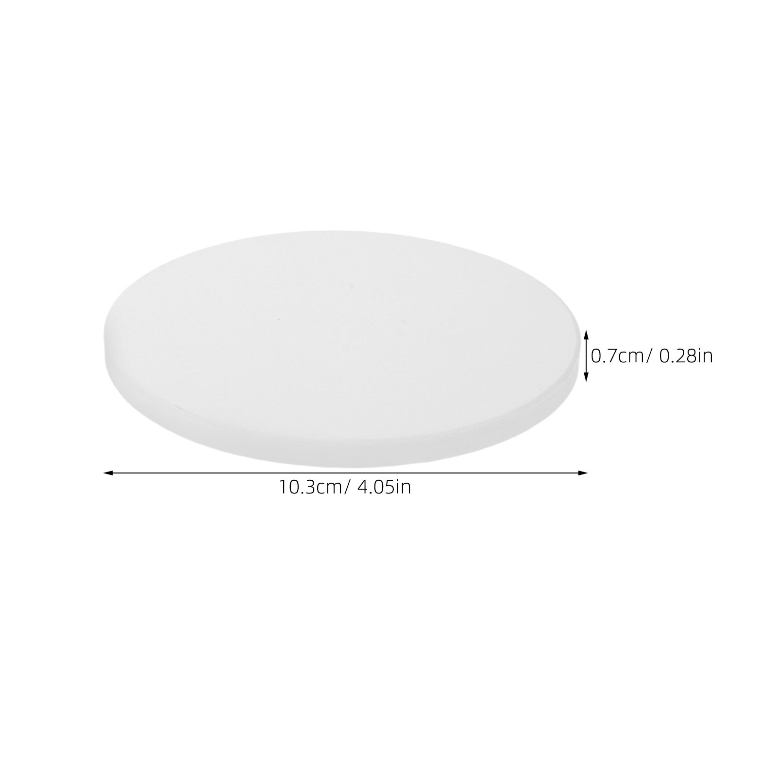 12 adet boş beyaz yuvarlak ser - Ceramic Tile Blank incelemesi ve fiyatı