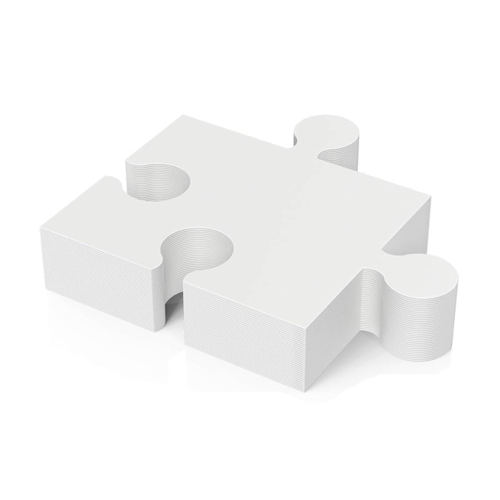 30 adet bulmaca parçaları boya - Puzzle Blank White incelemesi ve fiyatı