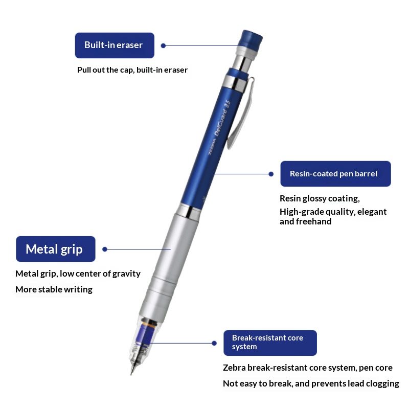 Japon ZEBRA DelGuard MA86 Meta - Staedtler Pencil Lumocolor incelemesi ve fiyatı